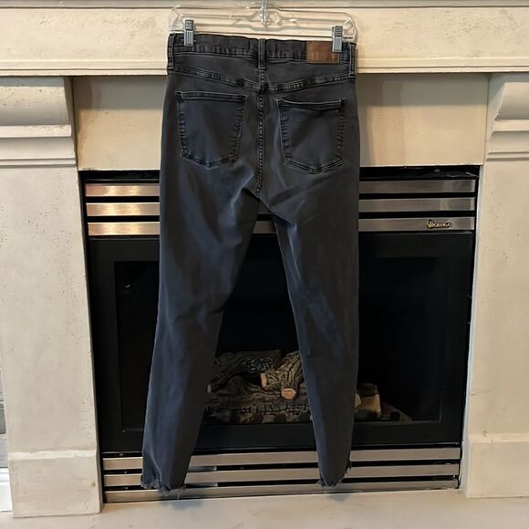 Madewell 9" High Rise Skinny Exposed Button Front Jeans Size 28T - Picture 7 of 15